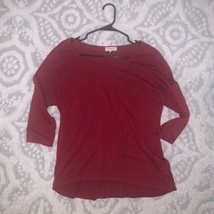 Maroon Shirt